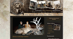 Desktop Screenshot of huntsilverspuroutfitters.com